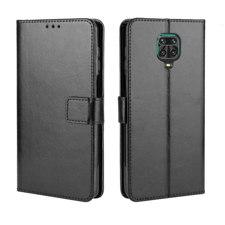 For Xiaomi Redmi Note 9 Pro / Note 9s / Note 9 Pro Max Retro Crazy Horse Texture Horizontal Flip PU Leather Case with Holder & Card Slots & Photo Frame