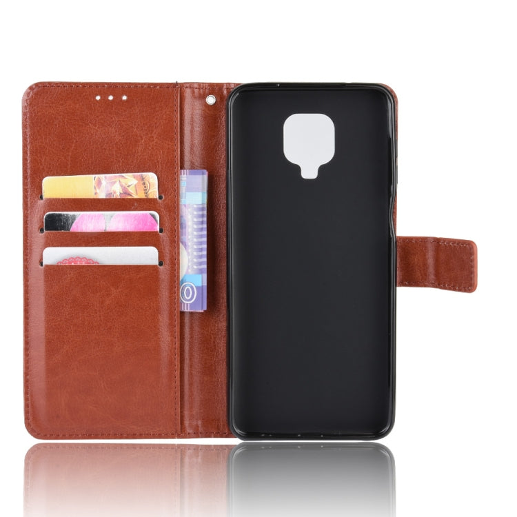 For Xiaomi Redmi Note 9 Pro / Note 9s / Note 9 Pro Max Retro Crazy Horse Texture Horizontal Flip PU Leather Case with Holder & Card Slots & Photo Frame