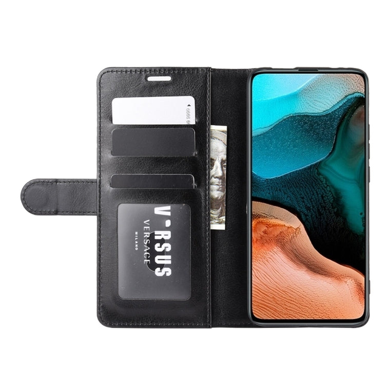 For Xiaomi Redmi K30 Pro R64 Texture Single Horizontal Flip Protective Case with Holder & Card Slots & Wallet& Photo Frame