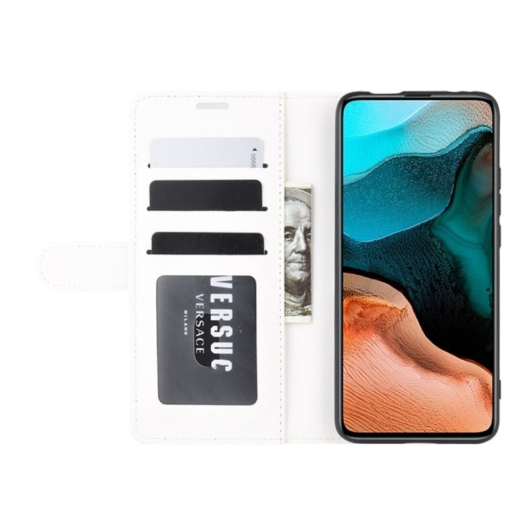 For Xiaomi Redmi K30 Pro R64 Texture Single Horizontal Flip Protective Case with Holder & Card Slots & Wallet& Photo Frame