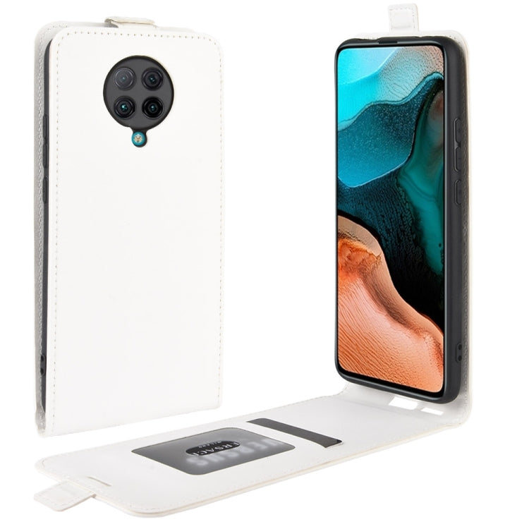 For Xiaomi Redmi K30 Pro R64 Texture Single Vertical Flip Leather Protective Case with Card Slots & Photo Frame