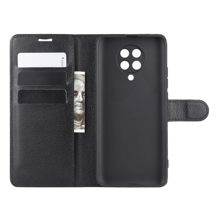 For Xiaomi Redmi K30 Pro Litchi Texture Horizontal Flip Protective Case with Holder & Card Slots & Wallet
