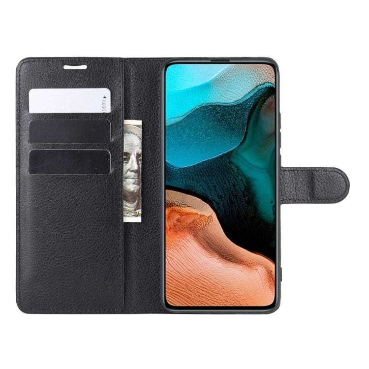 For Xiaomi Redmi K30 Pro Litchi Texture Horizontal Flip Protective Case with Holder & Card Slots & Wallet