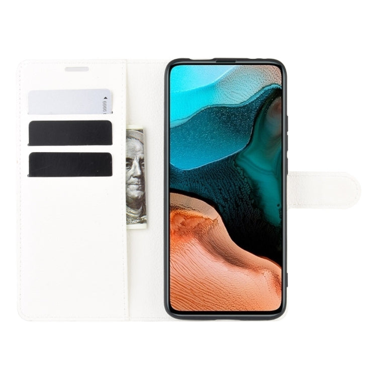 For Xiaomi Redmi K30 Pro Litchi Texture Horizontal Flip Protective Case with Holder & Card Slots & Wallet
