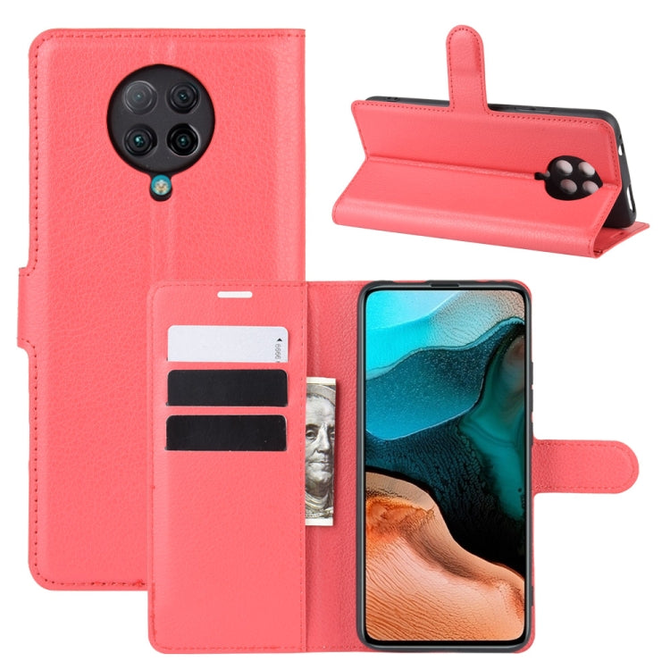 For Xiaomi Redmi K30 Pro Litchi Texture Horizontal Flip Protective Case with Holder & Card Slots & Wallet