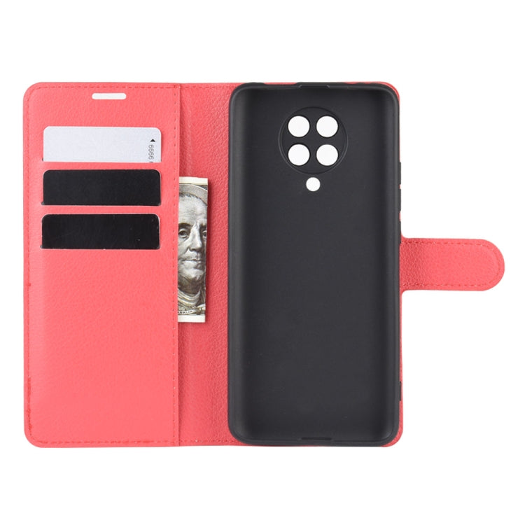 For Xiaomi Redmi K30 Pro Litchi Texture Horizontal Flip Protective Case with Holder & Card Slots & Wallet