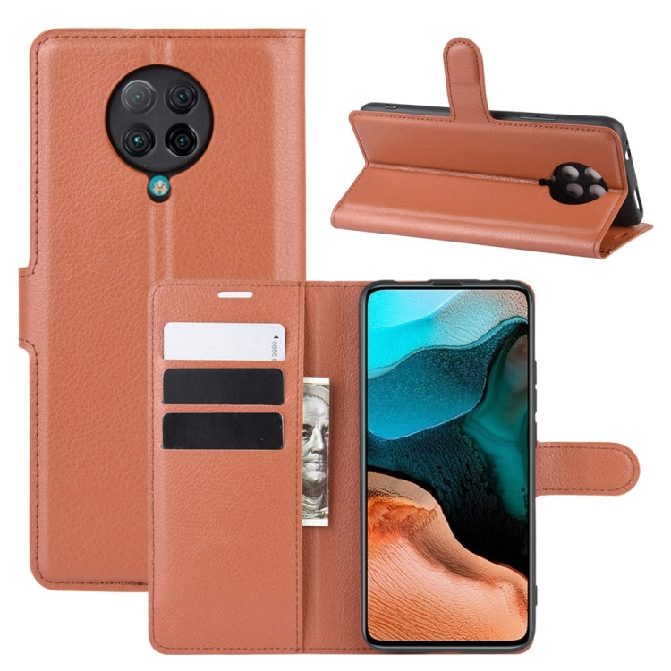 For Xiaomi Redmi K30 Pro Litchi Texture Horizontal Flip Protective Case with Holder & Card Slots & Wallet