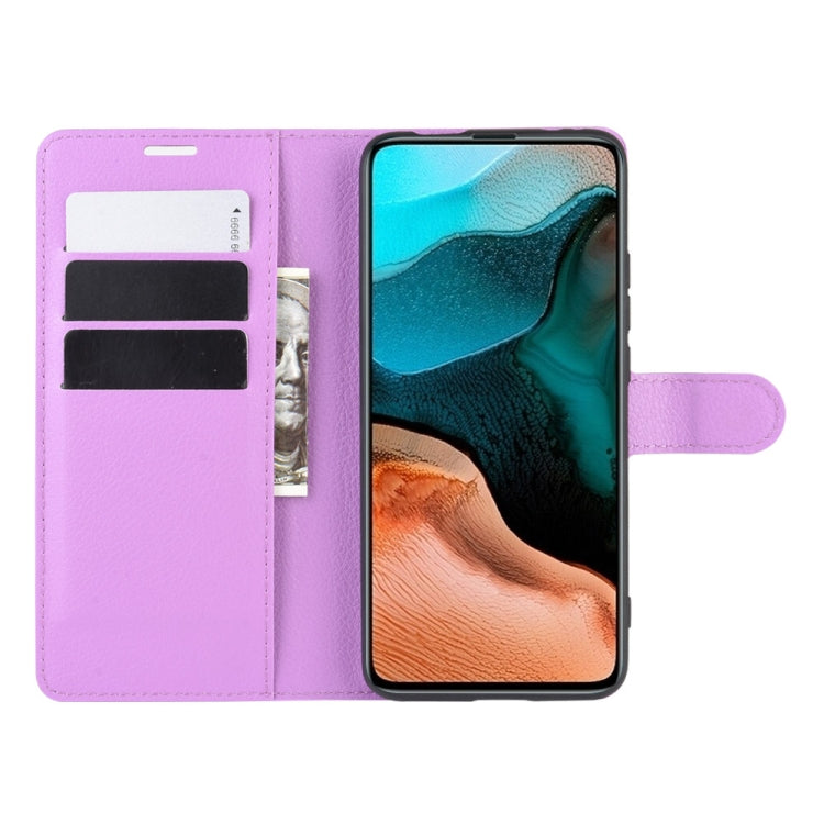 For Xiaomi Redmi K30 Pro Litchi Texture Horizontal Flip Protective Case with Holder & Card Slots & Wallet