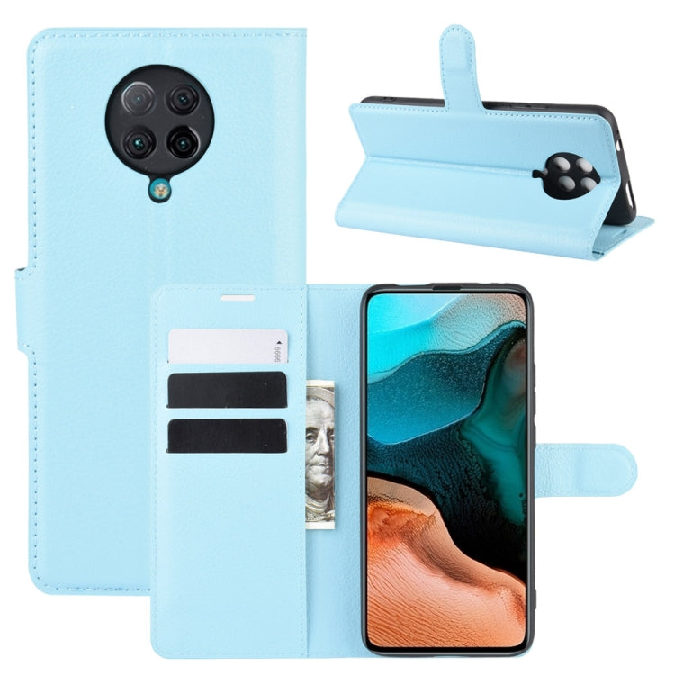 For Xiaomi Redmi K30 Pro Litchi Texture Horizontal Flip Protective Case with Holder & Card Slots & Wallet