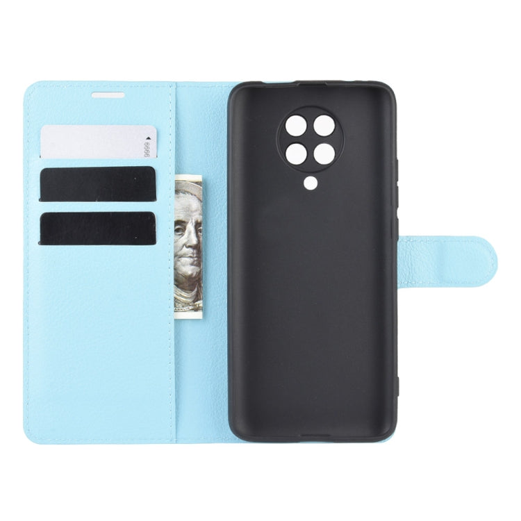 For Xiaomi Redmi K30 Pro Litchi Texture Horizontal Flip Protective Case with Holder & Card Slots & Wallet