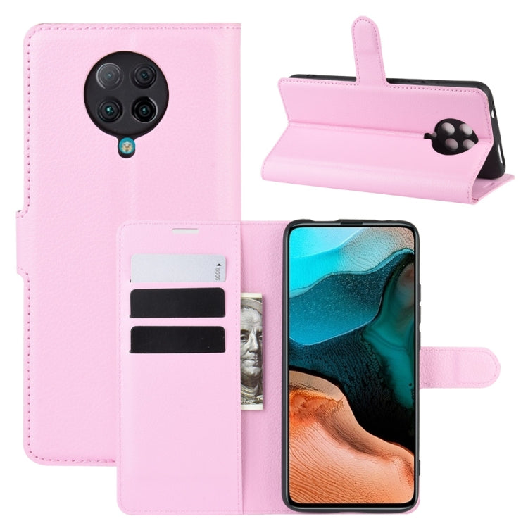 For Xiaomi Redmi K30 Pro Litchi Texture Horizontal Flip Protective Case with Holder & Card Slots & Wallet