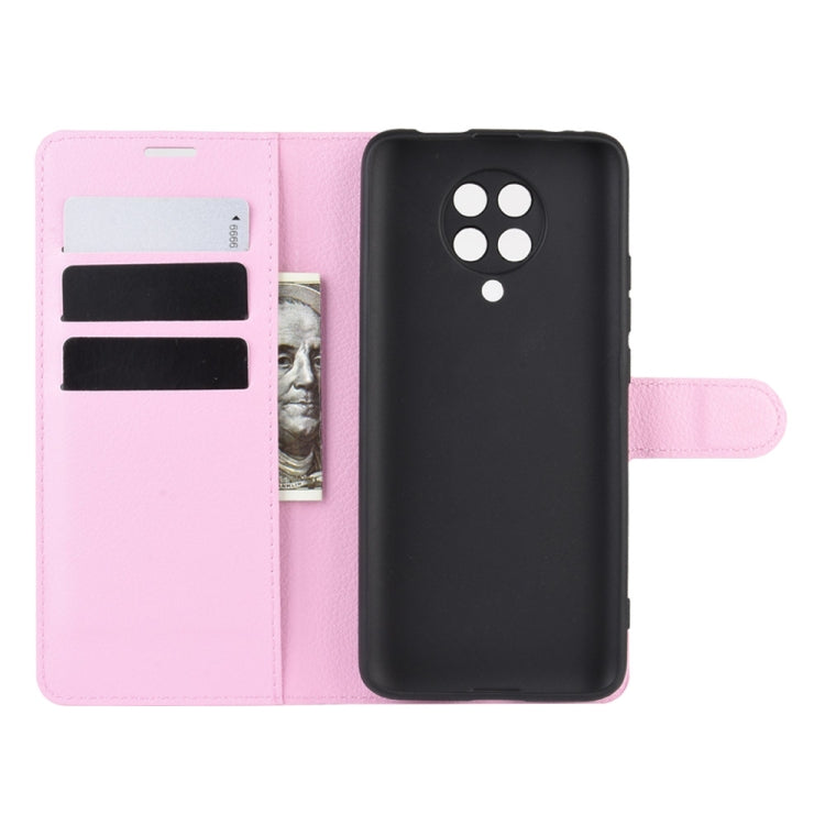 For Xiaomi Redmi K30 Pro Litchi Texture Horizontal Flip Protective Case with Holder & Card Slots & Wallet