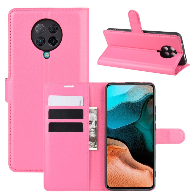For Xiaomi Redmi K30 Pro Litchi Texture Horizontal Flip Protective Case with Holder & Card Slots & Wallet