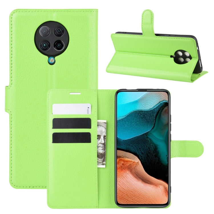 For Xiaomi Redmi K30 Pro Litchi Texture Horizontal Flip Protective Case with Holder & Card Slots & Wallet