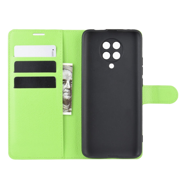 For Xiaomi Redmi K30 Pro Litchi Texture Horizontal Flip Protective Case with Holder & Card Slots & Wallet