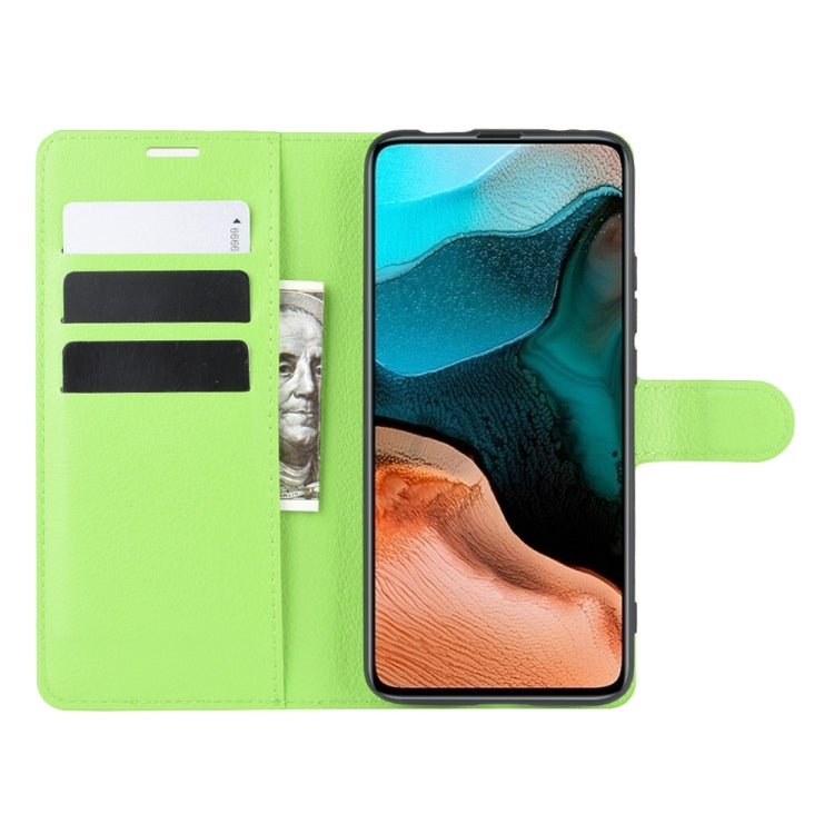 For Xiaomi Redmi K30 Pro Litchi Texture Horizontal Flip Protective Case with Holder & Card Slots & Wallet