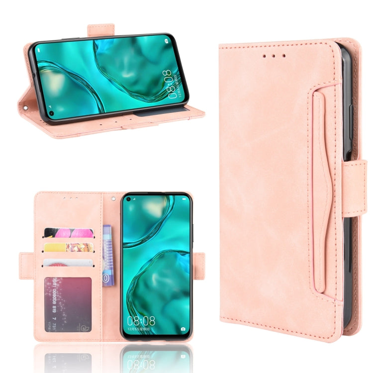 For  Huawei nova 7i/P40 lite/Nova 6SE Wallet Style Skin Feel Calf Pattern Leather Case ï¼Œwith Separate Card Slot