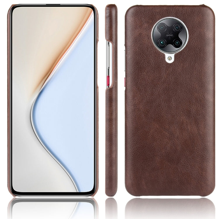 For Xiaomi Redmi K30 Pro Shockproof Litchi Texture PC + PU Case