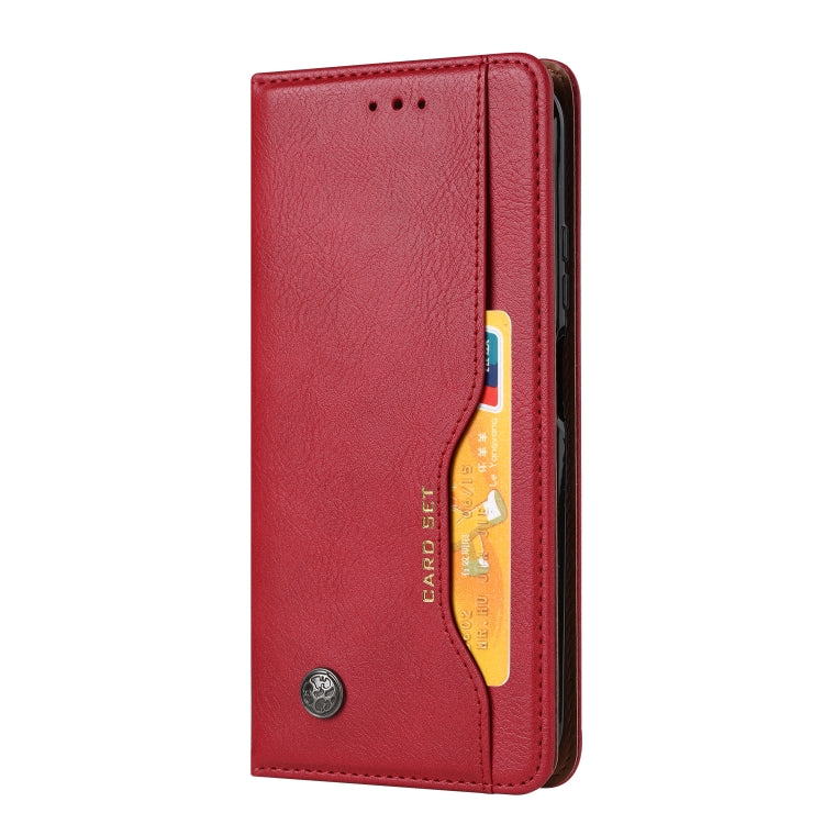 For Huawei P40Lite/ NOVA7i/ Nova 6SE Knead Skin Texture Horizontal Flip Leather Case , with Photo Frame & Holder & Card Slots & Wallet