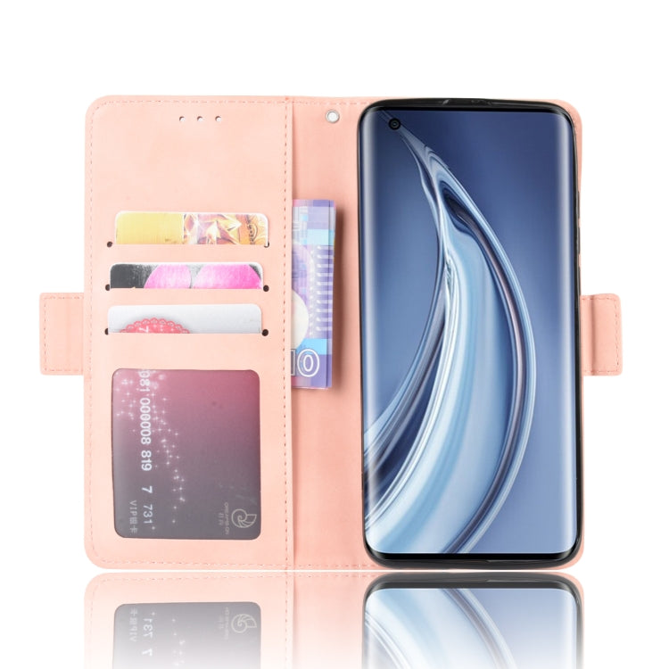 For Xiaomi Mi 10 / Mi 10 Pro 5G Wallet Style Skin Feel Calf Pattern Leather Case with Separate Card Slots