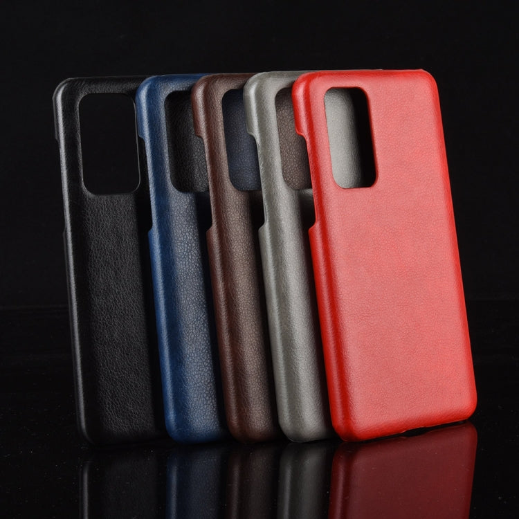 For Huawei P40 Shockproof Litchi Texture PC + PU Case