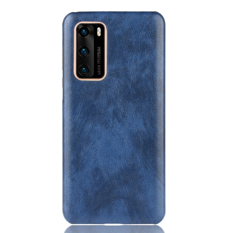 For Huawei P40 Shockproof Litchi Texture PC + PU Case