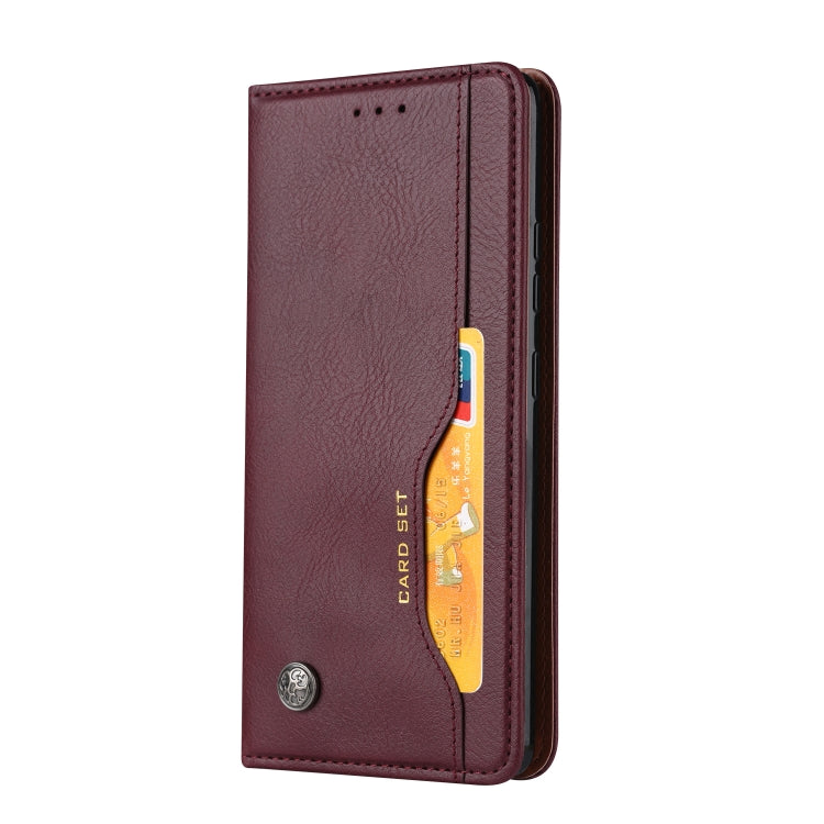 For Huawei P40 Pro Knead Skin Texture Horizontal Flip Leather Case with Photo Frame & Holder & Card Slots & Wallet