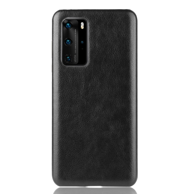 For Huawei P40 Pro Shockproof Litchi Texture PC + PU Case