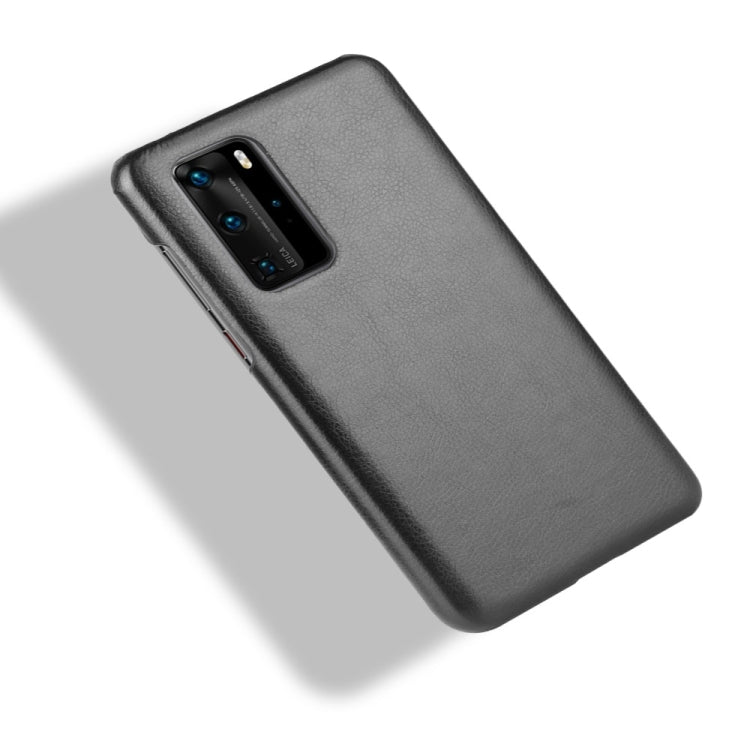 For Huawei P40 Pro Shockproof Litchi Texture PC + PU Case