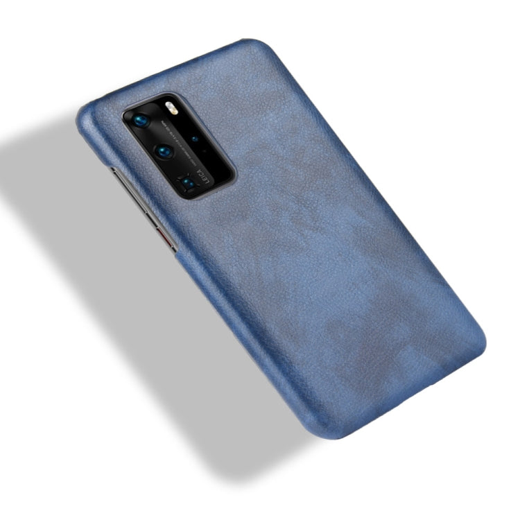 For Huawei P40 Pro Shockproof Litchi Texture PC + PU Case