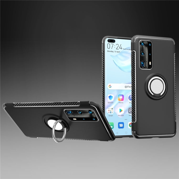 For  Huawei  P40 Magnetic 360 Degree Rotation Ring Armor Protective Case