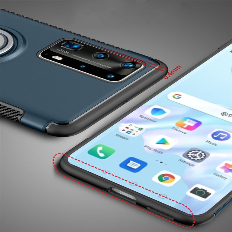 For  Huawei  P40 Magnetic 360 Degree Rotation Ring Armor Protective Case