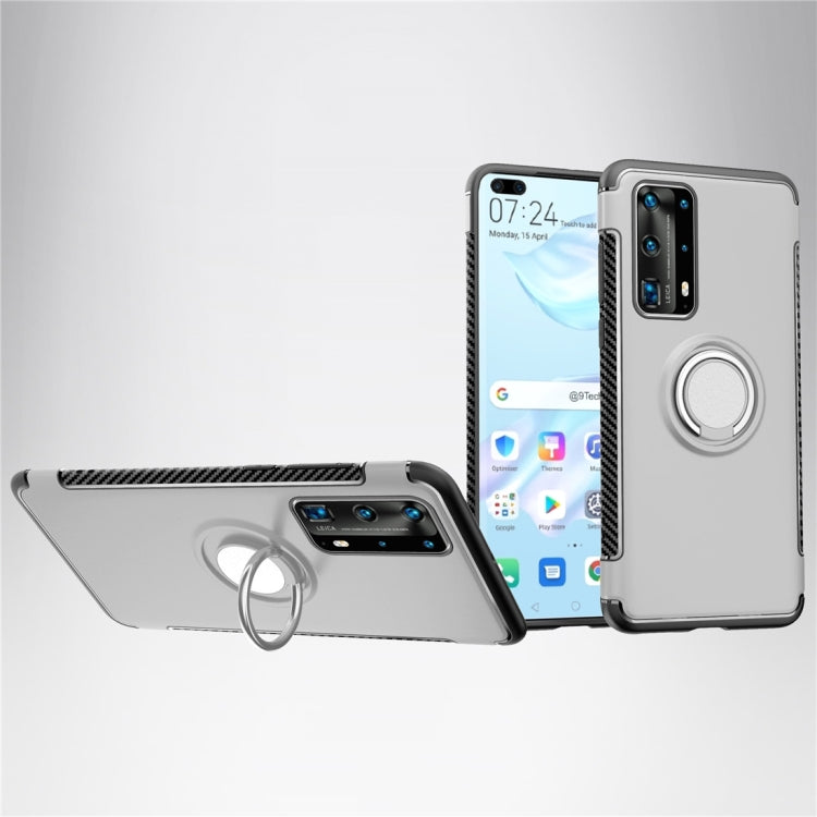 For  Huawei  P40 Magnetic 360 Degree Rotation Ring Armor Protective Case
