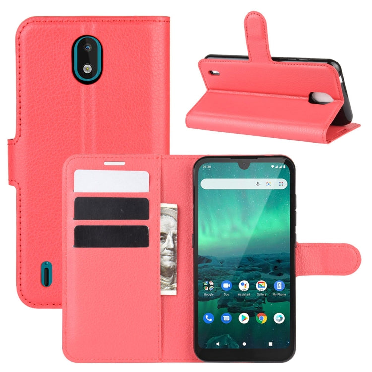 For Nokia 1.3 Litchi Texture Horizontal Flip Protective Case with Holder & Card Slots & Wallet