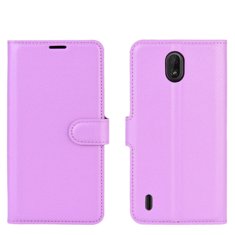 For Nokia C1 Litchi Texture Horizontal Flip Protective Case with Holder & Card Slots & Wallet