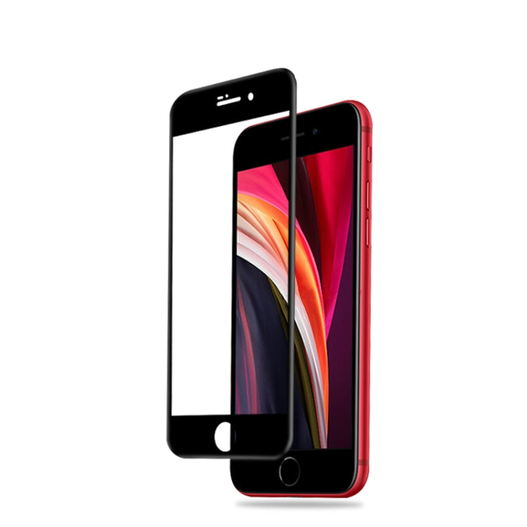 For iPhone SE 2020 mocolo 0.33mm 9H 3D Full Glue Curved Full Screen Tempered Glass Film