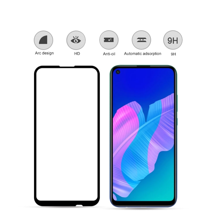 For Huawei P40 Lite E mocolo 0.33mm 9H 2.5D Full Glue Tempered Glass Film