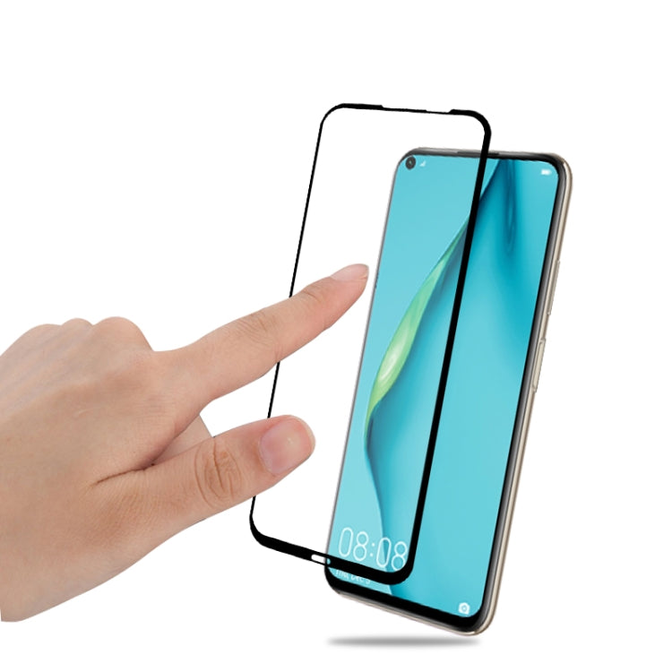 For Huawei P40 Lite 2pcs mocolo 0.33mm 9H 2.5D Full Glue Tempered Glass Film
