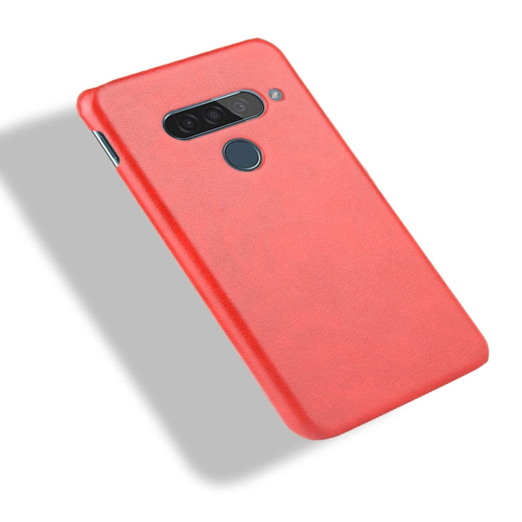 For LG G8S ThinQ Shockproof Litchi Texture PC + PU Case