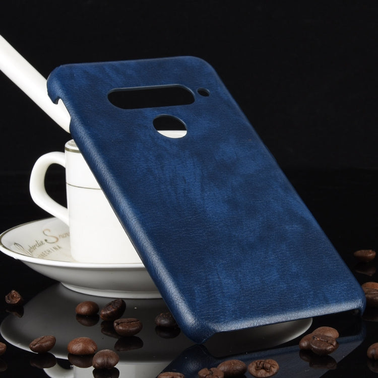 For LG G8S ThinQ Shockproof Litchi Texture PC + PU Case