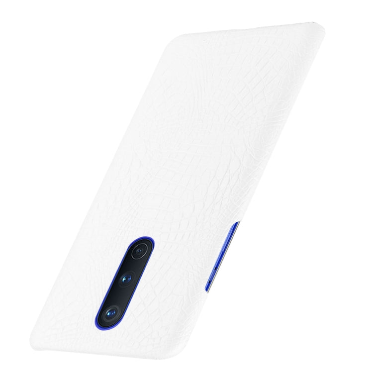 For OnePlus 8 Shockproof Crocodile Texture PC + PU Case