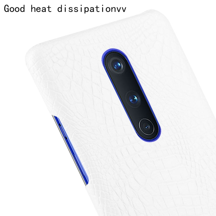 For OnePlus 8 Shockproof Crocodile Texture PC + PU Case