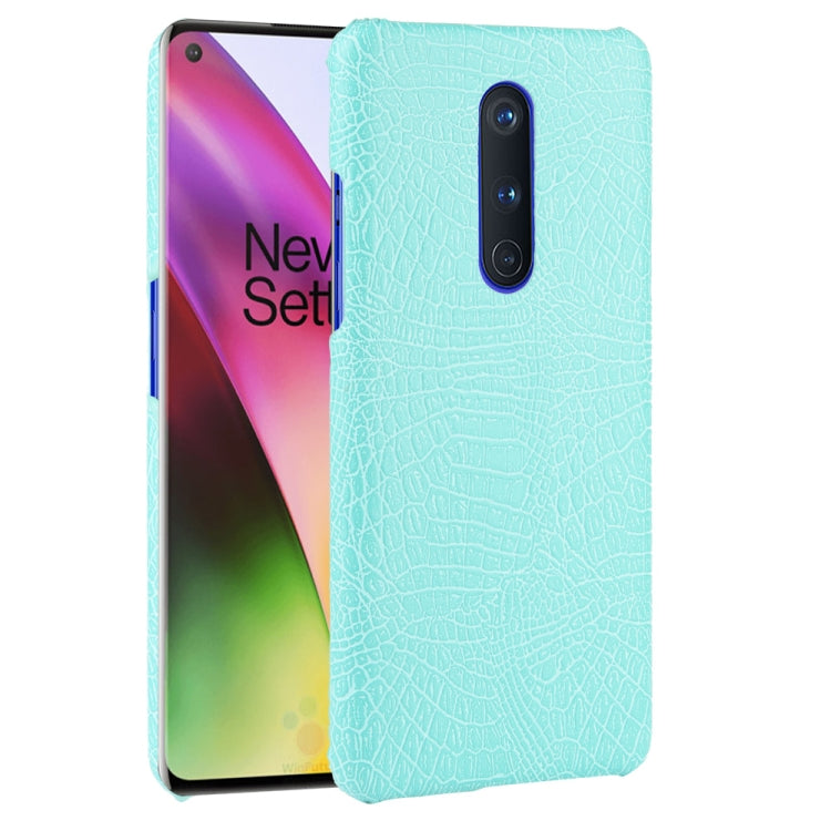 For OnePlus 8 Shockproof Crocodile Texture PC + PU Case