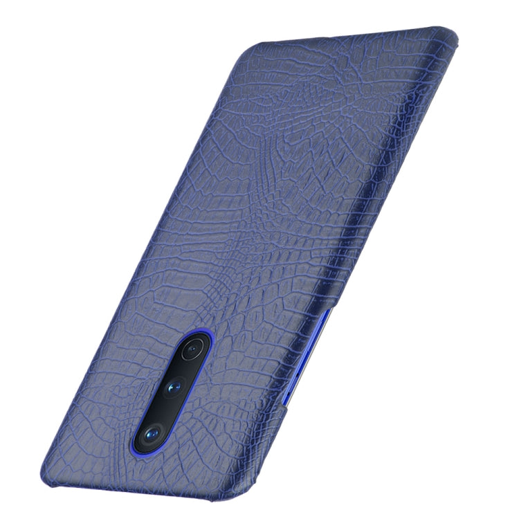 For OnePlus 8 Shockproof Crocodile Texture PC + PU Case