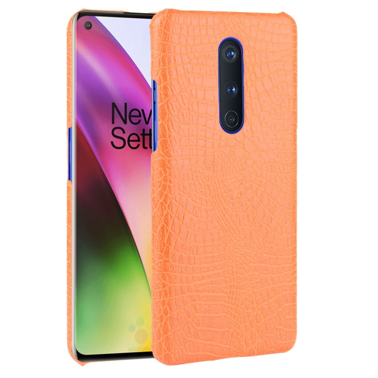 For OnePlus 8 Shockproof Crocodile Texture PC + PU Case