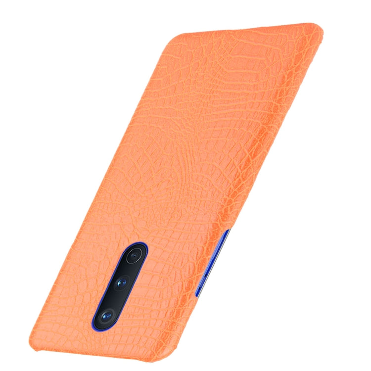 For OnePlus 8 Shockproof Crocodile Texture PC + PU Case