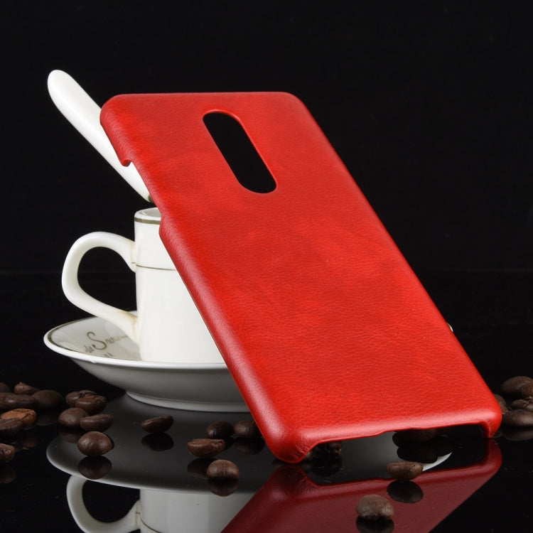 For OnePlus 8  Shockproof Litchi Texture PC + PU Case
