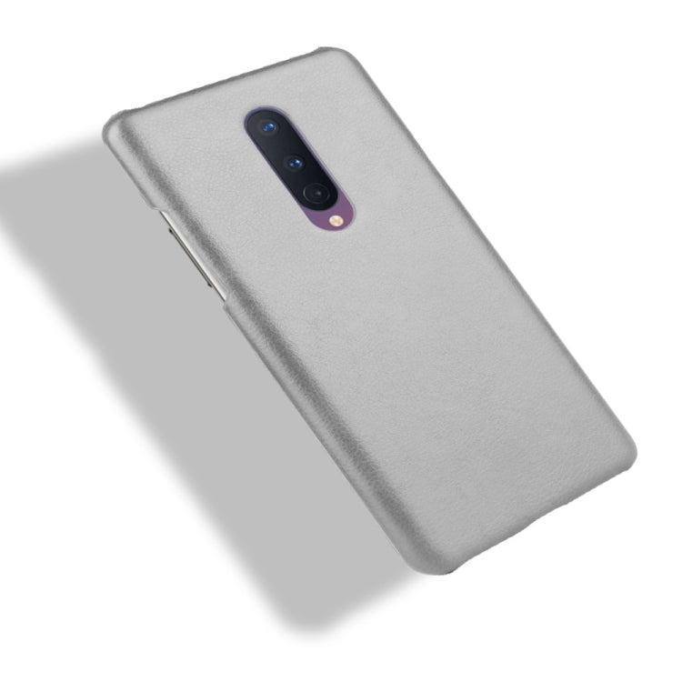 For OnePlus 8  Shockproof Litchi Texture PC + PU Case
