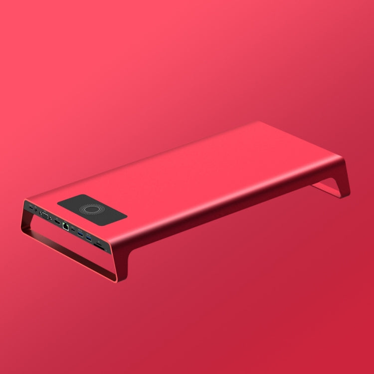 95109 Type-C To HDMI + VGA + RJ45 + USB3.0 x 2 11 in One Multi-Function Adapter and Computer Base