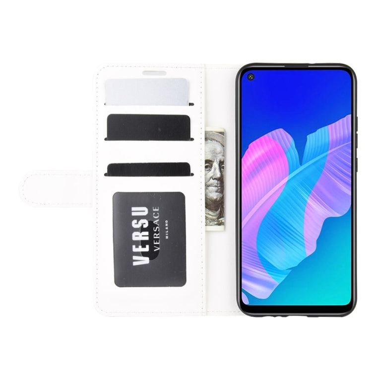 For Huawei P40 lite E R64 Texture Single Horizontal Flip Protective Case with Holder & Card Slots & Wallet& Photo Frame